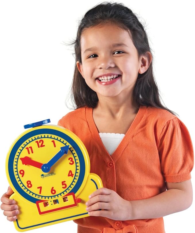Learning Resources (LER2994) Primary Time Teacher Jr. 12 Hour, Multicolor, Multi-color
