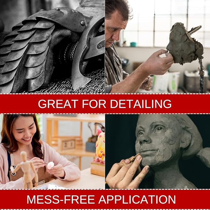 Moldable Cosplay Foam Clay (Light Pink) - Premium Modeling Foam Clay Air Dry, 300 Gram Cosplay Foam Sculpting Clay for Crafts - Quick Air Drying Clay Foam - Flexible Air Dry Foam Clay for Cosplay