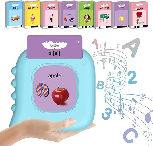 Toddler Learning Toys for 1-6 Year Olds, Montessori Toys for 1 2 Year Old, Learning Resources Materials, Educational Toys, Pocket Speech Therapy, 510Pcs Words Toddler Talking Flash Cards, Gifts Ideas