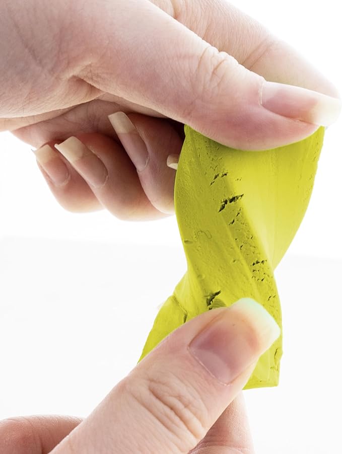 BAZIC Modeling Clay Yellow Color 1 LB, Modeling Dough Art Craft Non Toxic Gift for Artist Kids, Bulk for Classroom, 24-Pack