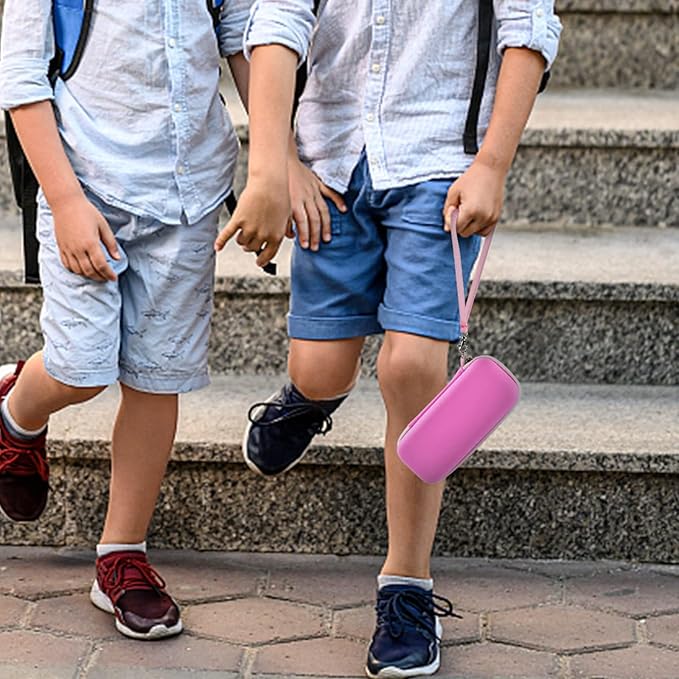 GWCASE Case Compatible with 3Doodler Start+ Essentials for 3D Pen Set for Kids, Storage Organizer Carrying Holder Fit for Printing Pens, Plastic Refill Blister, Micro-USB Charger (Box Only)-Pink