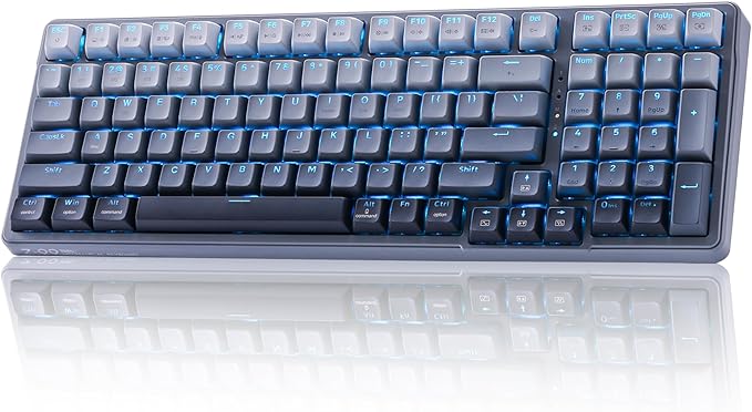 E-YOOSO Z-99 Gaming Keyboard Wireless with Triple Mode BT/2.4G/USB-C, 96% Keyboard, Linear Switches, Wireless Mechanical Keyboard with Number Pad for PC/Mac