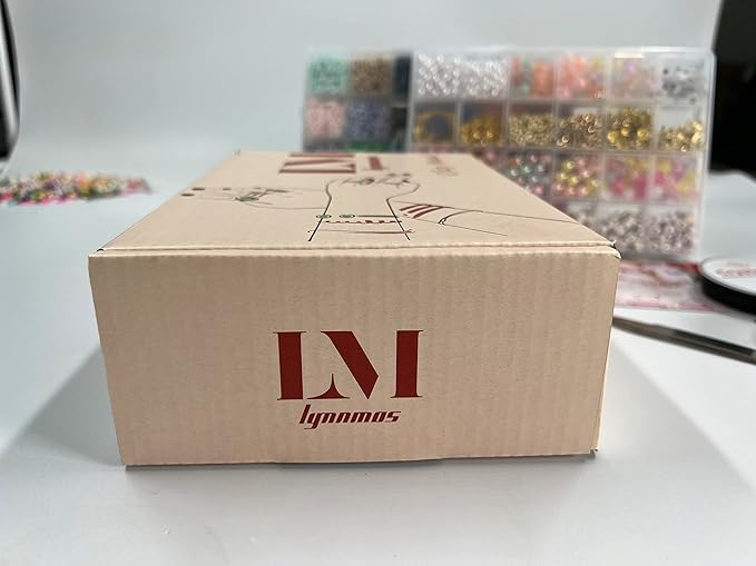 Clay Beads 8500 Pcs 2 Boxes Bracelet Making Kit - 24 Colors Polymer Clay Beads for Bracelet Making Set - Heishi Disc Beads for Jewelry Making kit with Charms and Gift Pack for Girls