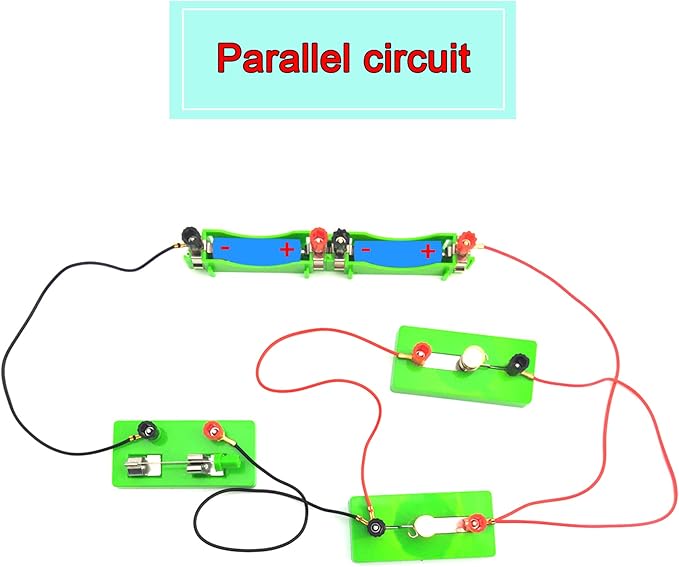 EUDAX Physics Science Lab Learning Circuit kit,Electricity Experiment Set,Building Circuits for Kids Junior Senior High School Students (Basic kit)