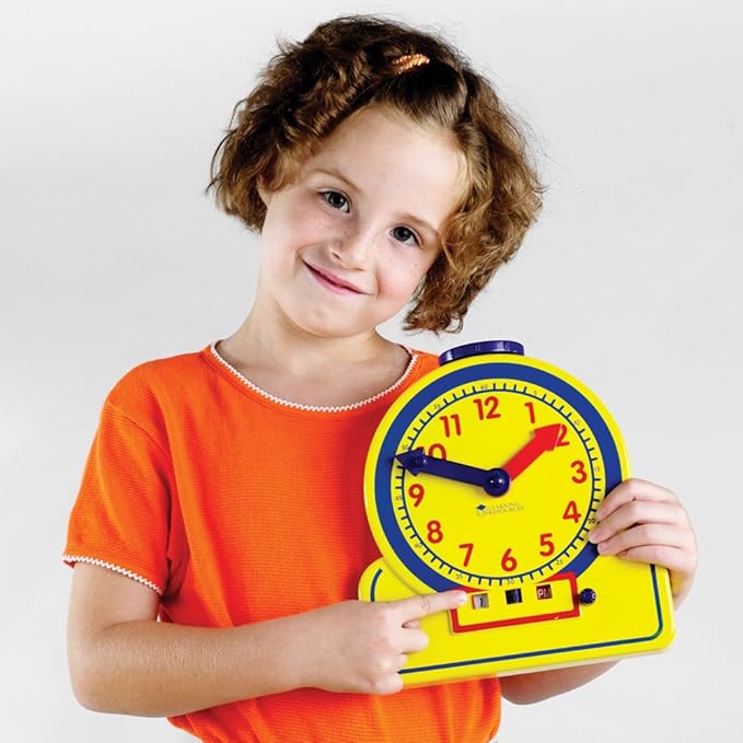 Learning Resources (LER2994) Primary Time Teacher Jr. 12 Hour, Multicolor, Multi-color