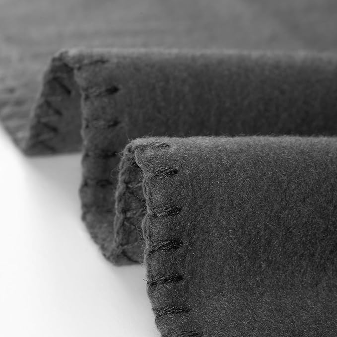 CAI TENG Fleece Throw Blanket Pack of 6 Blankets Bulk for Couch Bed 50x60 Kids Blanket Polar Fleece Fabric Soft Cozy Travel Blankets Lightweight Small Throws Wedding Gifts Yard Dark Grey