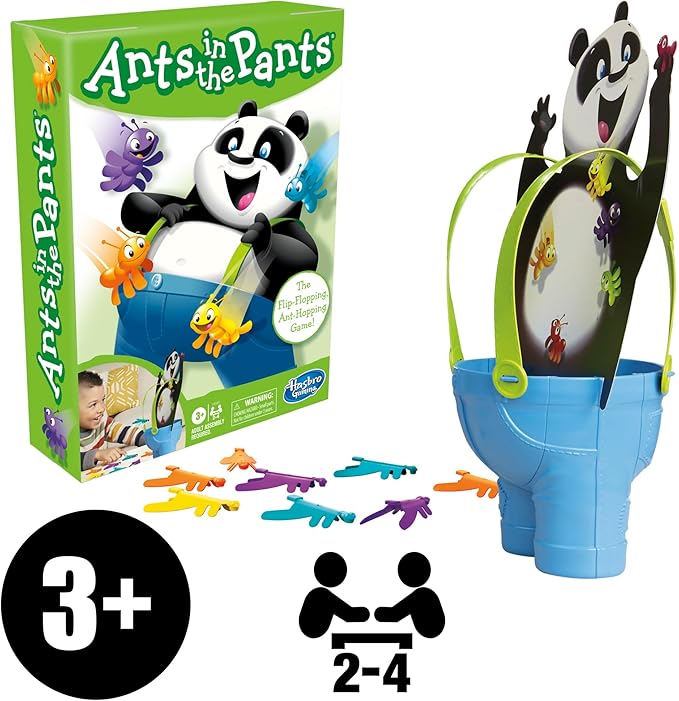 Hasbro Ants in The Pants Preschool Game for Kids Ages 3+, Fun Board Game for 2-4 Players