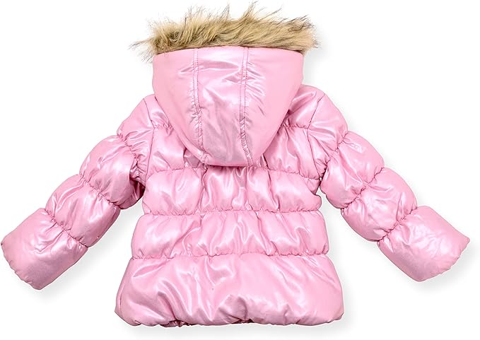 Arctic Quest Little Girls Bib Snow Pants and Ski Jacket Water-Resistant Snowsuit For Kids Winter Jacket For Girls