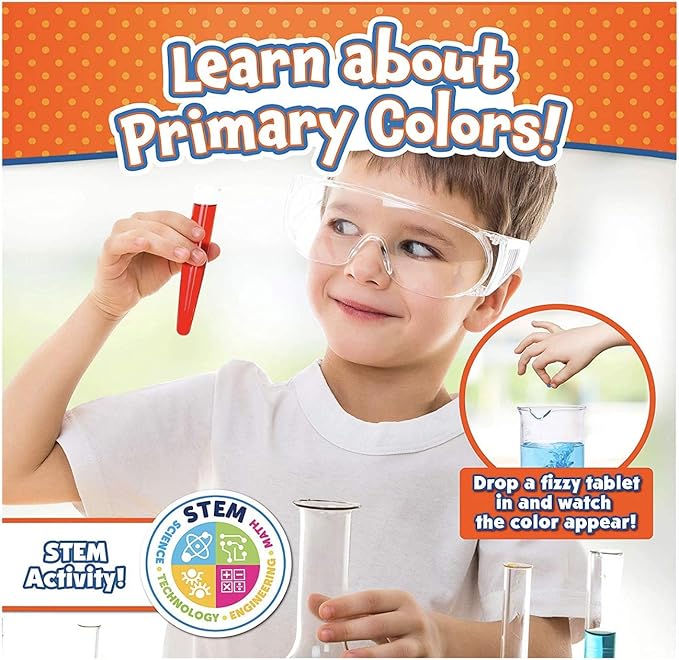 Be Amazing! Toys Blippi My First Science Kit: Color Experiments + Sink or Float - Super Set of 2 Kits in 1!