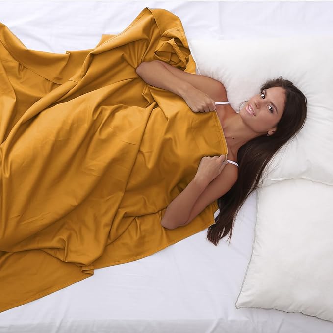 CAI TENG Fleece Throw Blanket Bulk 6 Pack Kid Blankets Soft Lightweight Cozy Polar Fleece 50 x 60 Throws Solid Pet-Friendly Bed Sofa Couch Fleece Fabric Travel Wedding Outdoor Mustard Yellow