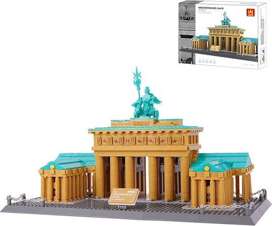 Oichy Brandenburg Gate Building Blocks Set, 1551PCS Creative Toy Building Sets World Famous Architecture Model Kits Best Gift for Adults and Kids