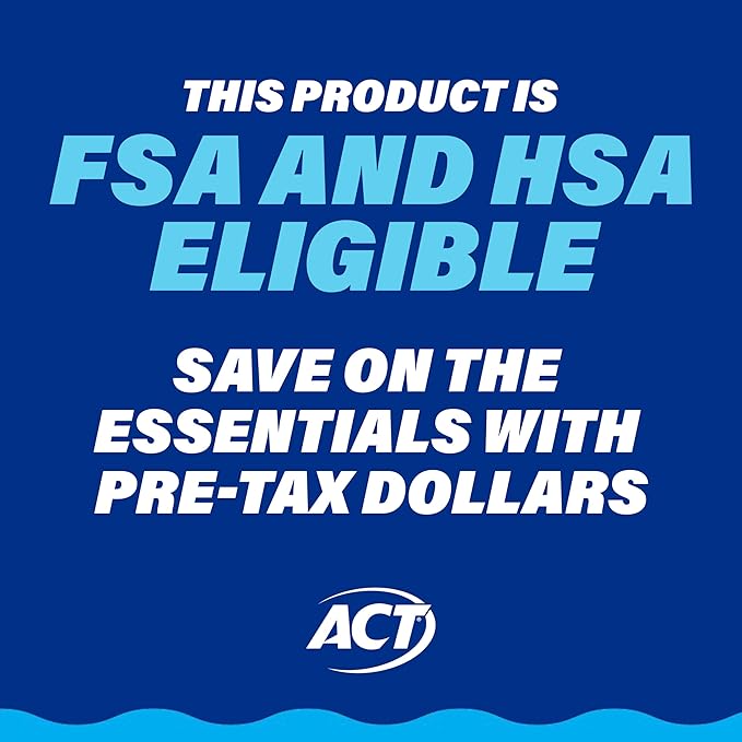 ACT Kids Anticavity Fluoride Rinse Groovy Grape 16.9 fl. oz. Accurate Dosing Cup, Alcohol Free