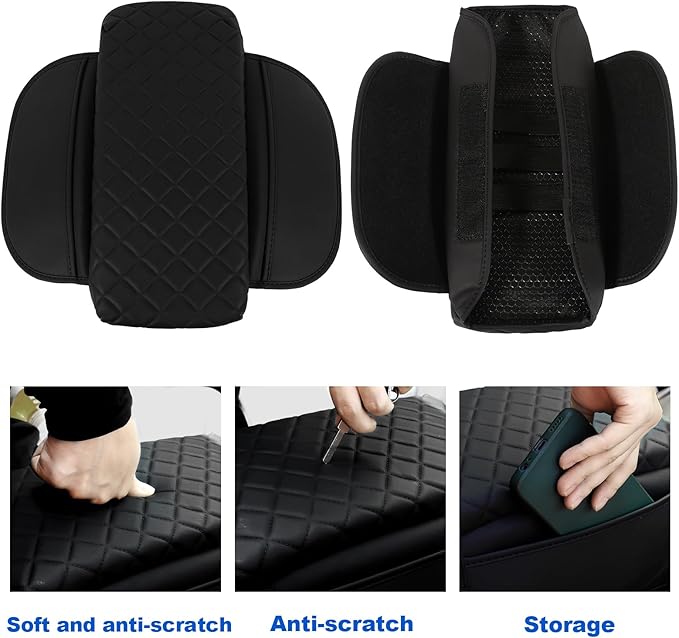 BreTrewri Center Armrest Console Pad Cover for Honda Civic 2012 2013 2014 2015 Civic Armrest Lips Cover Accessories (1215 Civic)