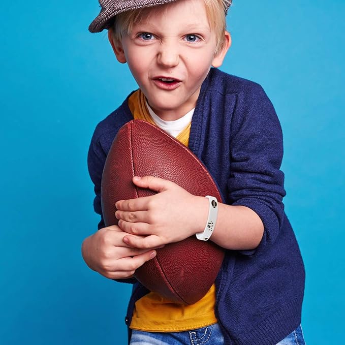 Fancy Land 35 Silicone Football Motivational Bracelets for Kids Football Gift Party Supply