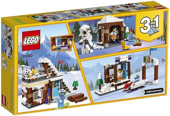 LEGO Creator 3in1 Modular Winter Vacation 31080 Building Kit (374 Piece)