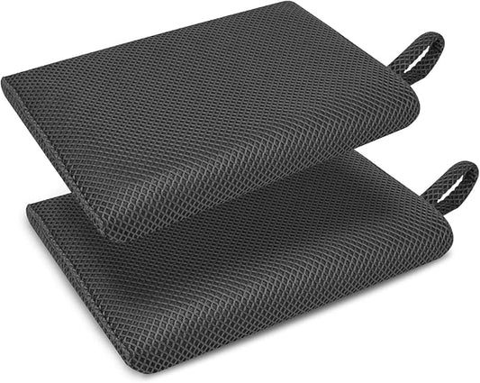 Anycosy Stadium Seat Cushion,Portable and Extra Thick Bleacher Seats Cushion for Any Outdoor Events (2 Pack-Gray)