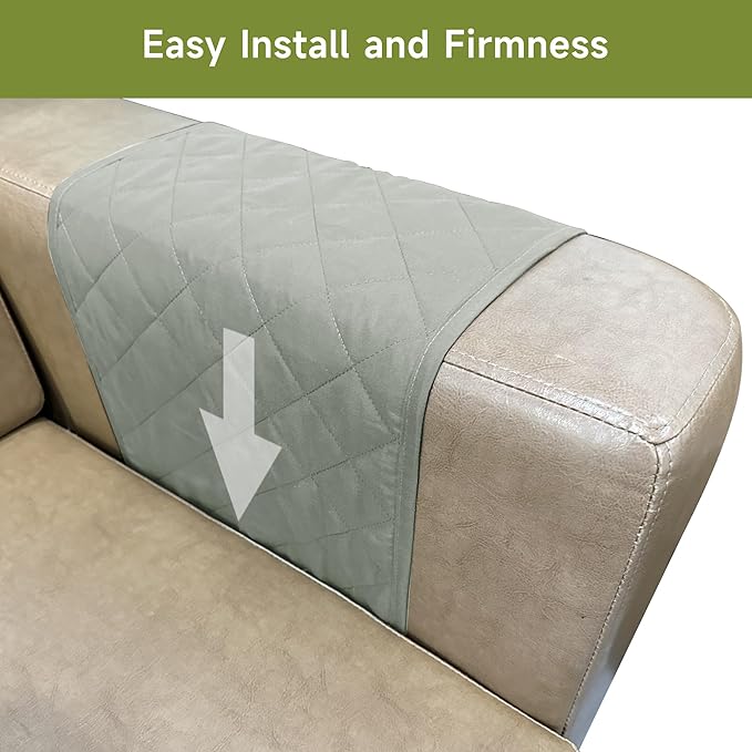 MEHIDFY Sofa Armrest Caddy, Waterproof Bedside Storage Organizer, Non Slip Armchair Pockets, Remote Control Holder for Couch, Handy Pouches with 6 Pockets for TV Remote, Phone, Magazine(Grey)