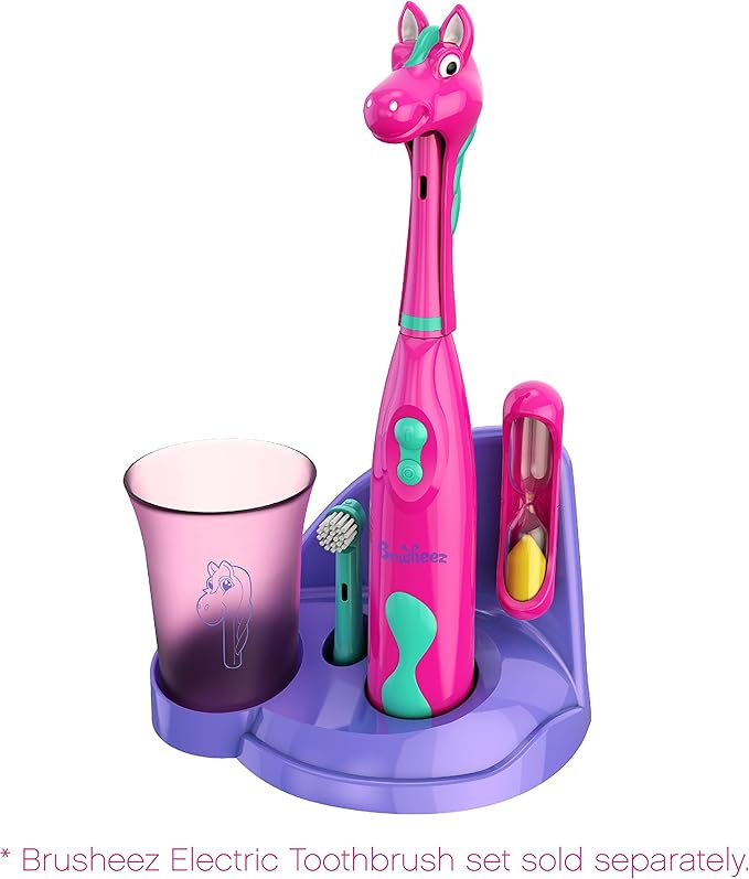 Brusheez Electronic Toothbrush Replacement Brush Heads 2 Pack (Prancy The Pony)