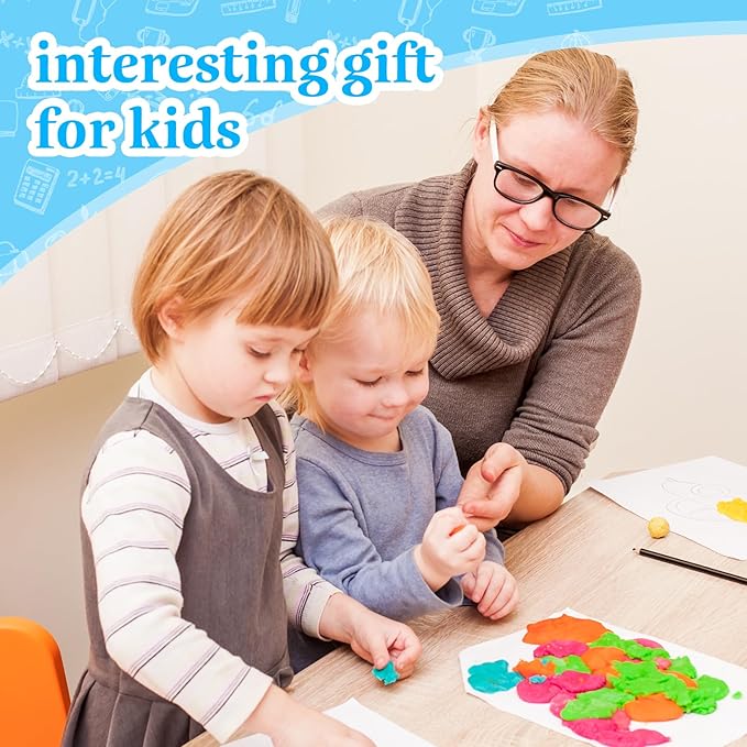 Modeling Clay Kit - 12 Colors Air Dry Ultra Light Clay, Magic Clay, DIY Molding Clay for Kids, DIY Clay Kit with Sculpting Tools, Decoration Accessories, Kids Art Crafts