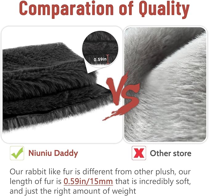 Niuniu Daddy 20" | 3.3 Pound HighIand Cow Weighted Plush Animals, Large Highland Cow Pillowfort Stuffed Lap Animal Toys for Kids Adults, Big Plushy Body Pillow for Gifts Birthday Christmas Holiday