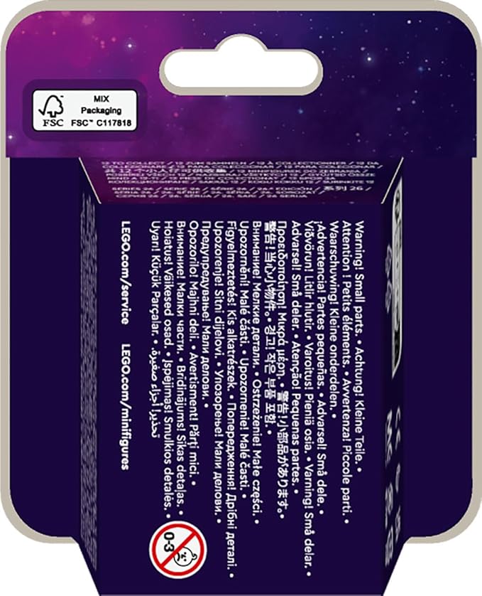 LEGO 71046 Minifigures Weltraum Serie 26, Überraschungsbox mit 1 von 12 Figuren