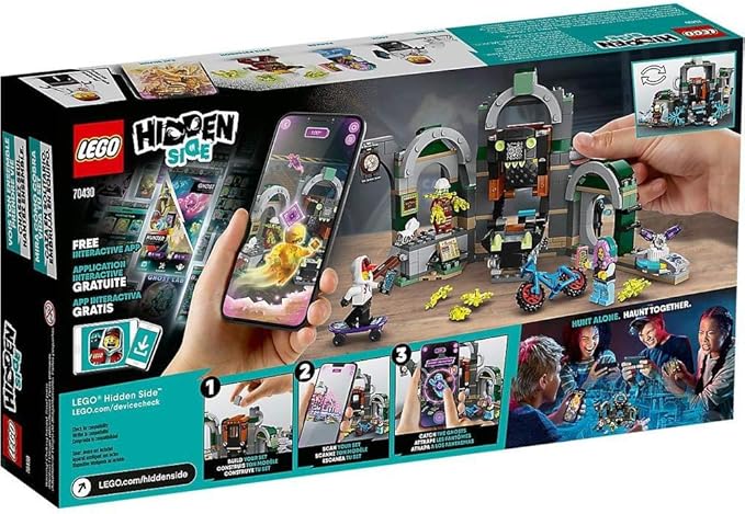 LEGO Hidden Side Newbury Subway 70430 Ghost Toy, Cool Augmented Reality Play Experience for Kids, New 2020 (348 Pieces)