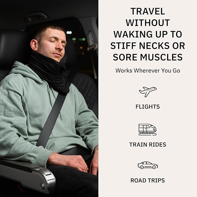 trtl Pillow - Scientifically Proven, Super Soft Neck Support Travel Pillow for Sleeping - Lightweight and Machine Washable - Ergonomic Design for Traveling on Airplanes, Cars, and Trains - Red