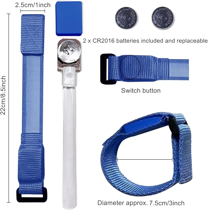 8pcs LED Light Up Bracelets Glow Flashing Wristbands Glow in The Dark Party Supplies for Wedding, Raves, Concert, Camping,Sporting Events, Party