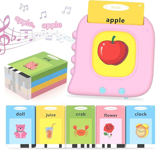 Toddler Toys Gifts for 1 2 3 4 5 Year Old Girls, Talking Flash Cards with 224 Sight Words, Autism Sensory Toys for Autistic Children, Learning Educational Toys, Montessori Toys, Birthday Gift Idea