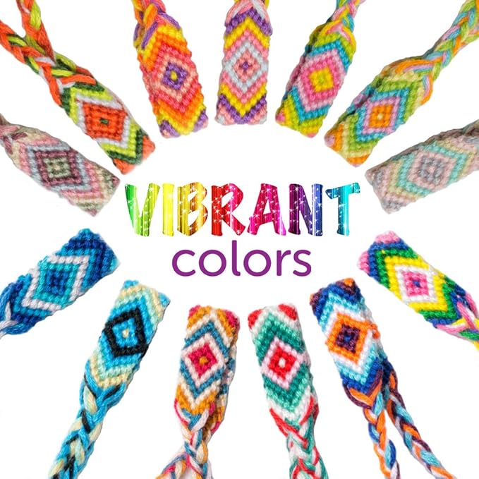 iShyan Woven Friendship Bracelets 20 Pcs Braided Bracelets Handmade Colorful Adjustable String Bracelets,1cm