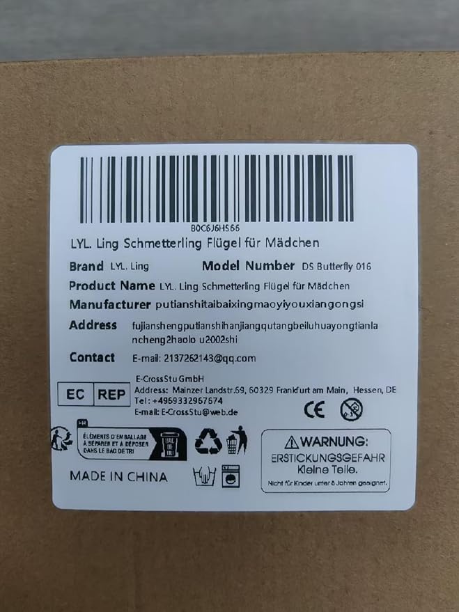 Butterfly Wings For Girls, Double-Sided Fairy Wings, Halloween Costumes for Kids, 3PCS Butterfly Cape Set.