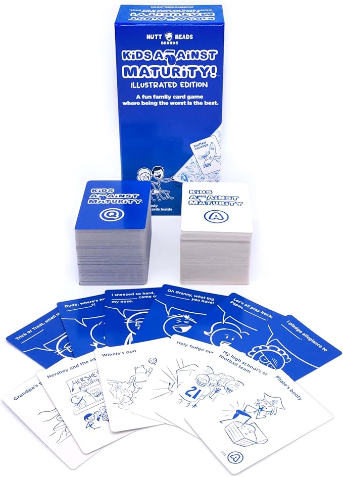 Kids Against Maturity: Card Game for Kids and Families, Super Fun Hilarious for Family Party Game Night