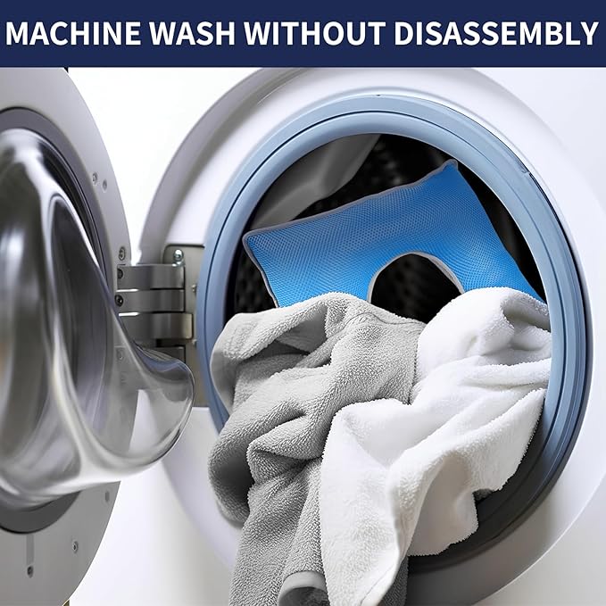 Tailbone Pain Relief Cushion, Donut Pillow Seat for Anti-Bedsore & Sitting Comfort. Wheelchair & Office Chair Cushion with Lift for Legs & Buttocks. for Car, Bed Use