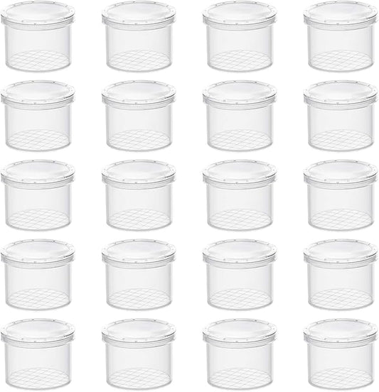 Coopay 20 Pieces Bug Viewer Critter Insect Cage Magnifying Insect Box Bug Magnifier Container Bug Catcher Cage, Science Nature Exploration Tools