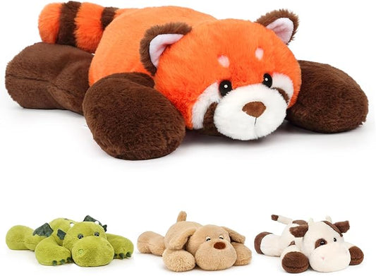 Weighted Red Panda Stuffed Animal Soft Weighted Plushes Cute Red Panda Plush Toy Birthday for Boys Girls Kids Adults (20" 3.3 lbs)