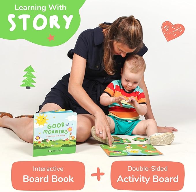 Toddler Learning Activities & Games,Board Books,Flash Cards,and Toys for Infant, 1,2 Year Old Boy & Birthday Gifts for Boys & Toddlers Aged 6,8,12,15,18+,24 Month Old and 1+,1-2,1-3 yr olds