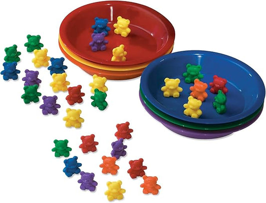 Learning Resources Baby Bear Sorting Set, Counting and Sorting Toys, Baby Bear Counters, Sorting Bears, 108 Pieces, Ages 3+