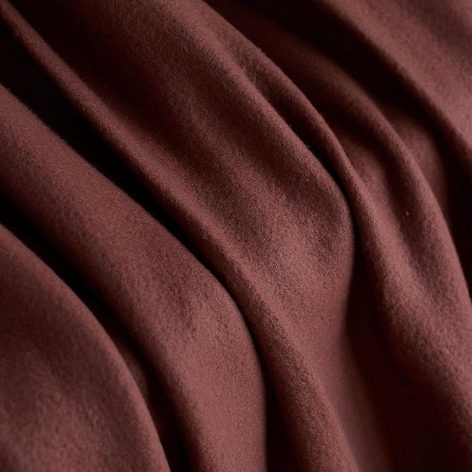 Fleece Throw Blankets Bulk Fleece Blankets Solid Wholesale Lightweight Warm Soft for Pet Bed Sofa Couch Office Wedding Gifts Travel Seasons 50x60 Inches Pack of 6 Chocolate Brown