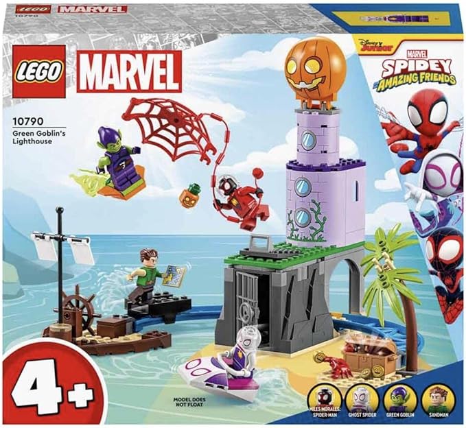 Lego Marvel Spidy and The Wow Friend: Green Goblin 10790 Toy Blocks, Present, American Comics, Superhero, Boys, Girls, 4 Years Old