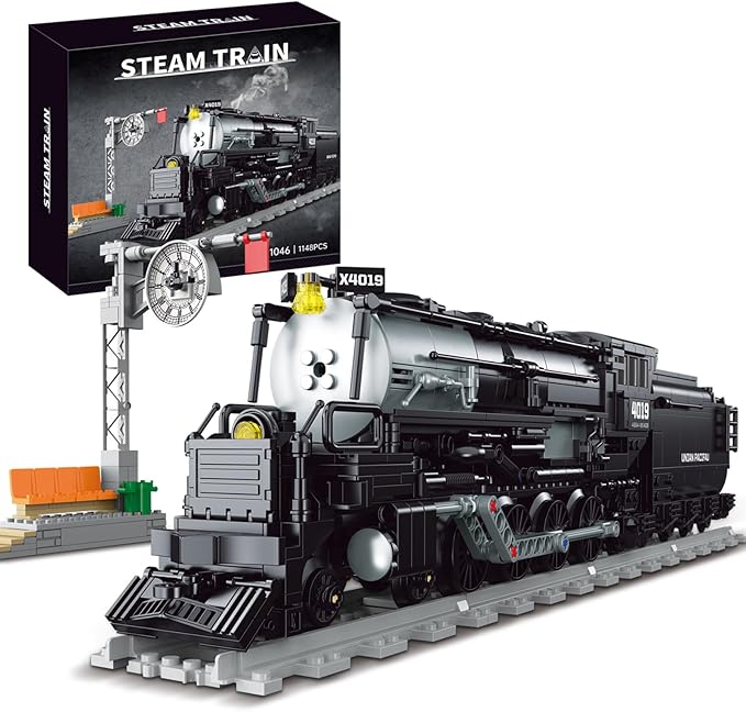 City Train Building Set Compatible with Lego for Adults,Stem Train Building Toy Sets for Boys and Girls 8-14 Years Christmas,Birthday Gifts 1148 PCS