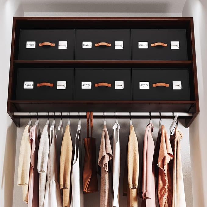 2 Pack Large blanket Storage Organizers, 70L black comforter storage bags with Reinforced Walls ，Foldable 21"x18"x11" Space-Saving Design for Bedding Storage & sheet Organize