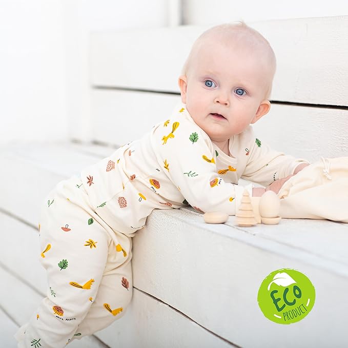 Ulanik Wonderful Bag Toddler Montessori Toys for 3 Year Old + Unfinished Wooden Figurines for Shape Sorting & DIY Painting Pyrography Decoupage Crafts — 20 pcs