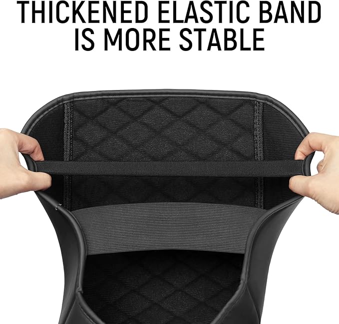 Bercicci Center Console Armrest Cover Compatible with Honda 2013-2017 Accord (Include Hybrid) Accessories Leather Material Center Console Liner Protection