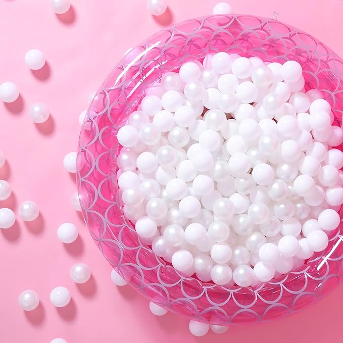 GOGOSO Ball Pit Balls for Toddles, Kids Plastic Balls for BallPit, Pool, Baby Party Accessories, Birthday Decoration 50 100 200 500 1000
