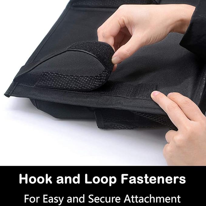 Bunk Bed Under Bedside Caddy Cup Holder for Chair Armrest Covers,Couch Arm,Bed Side,Sofa,College Dorm Room,Under Mattress,Classroom,Shelf Pocket Rack Tray Hang Organizer for Magazine,Drink,Black