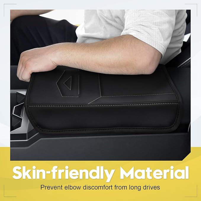 FIILINES Center Console Cover for Tesla Cybertruck 2023-2026, Armrest Cover Pad Cushion Protector Accessories Armrest Cover Anti-Scratch