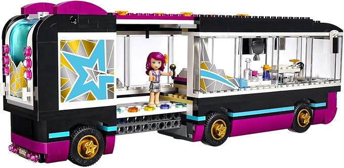 LEGO Friends 41106 Pop Star Tour Bus Building Kit