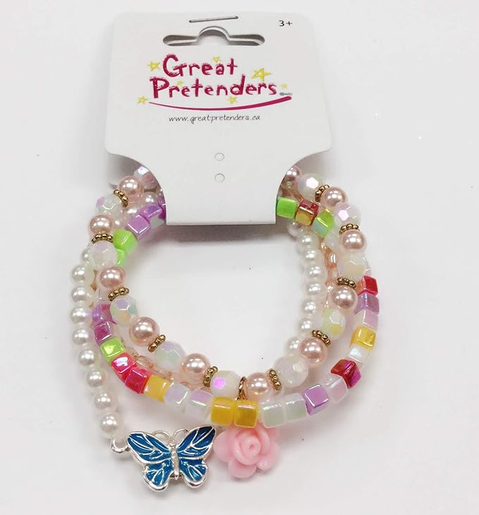 Great Pretenders - Pearly Butterfly Bracelet Set Charms, Colour (Multicoloured) (84081)