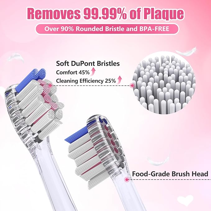 Kids Electric Toothbrush Toddler Toothbrush Age 2-4-8-12 Girls Electric Toothbrush with Timer Rainbow LED Light Up Vibrating Toothbrush Battery Operated Childrens Sonic Tooth Brush (Pink Giraffe)