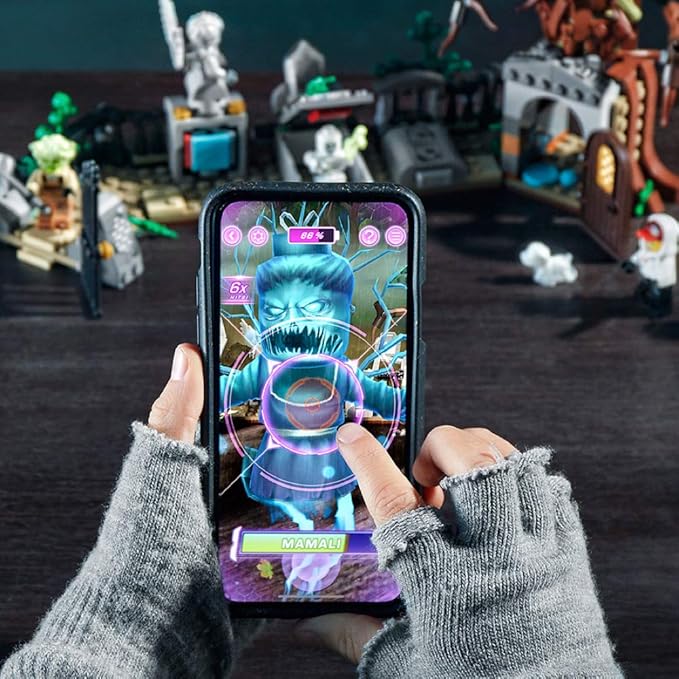 LEGO Hidden Side Graveyard Mystery 70420 Building Kit, App Toy for 7+ Year Old Boys and Girls, Interactive Augmented Reality Playset (335 Pieces)